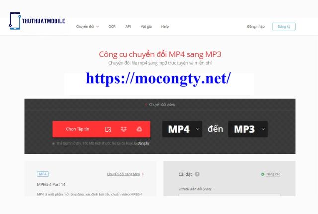 Chuyển Video Thành MP3 Online