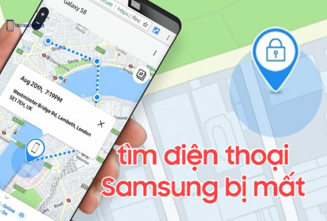 tìm điện thoại samsung bị mất bằng gmail
