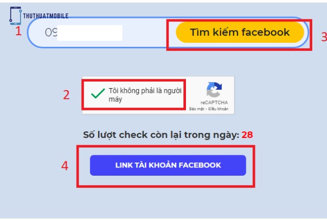 Tìm Facebook Bằng Số Điện Thoại